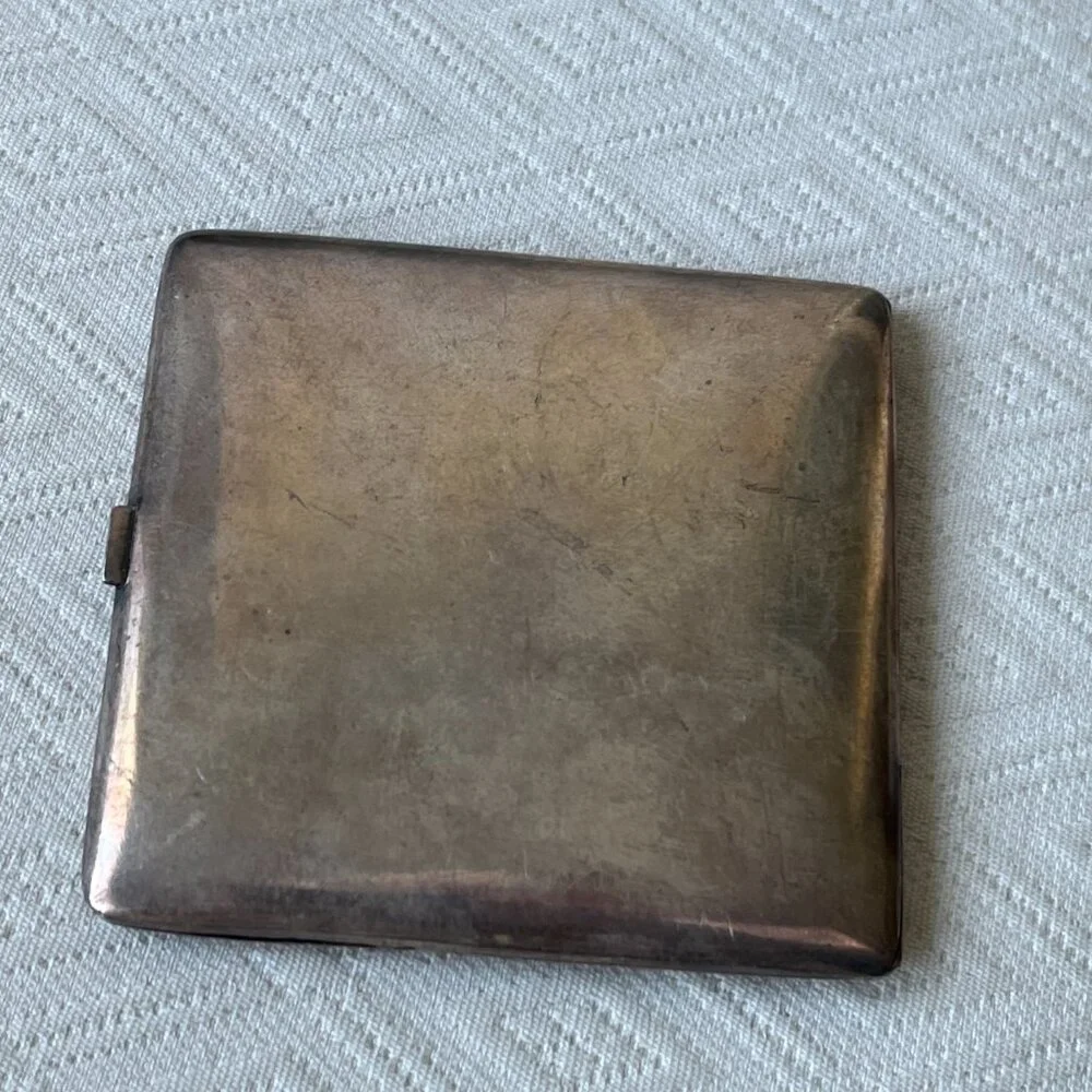 Bliss Sterling Silver card holder Vintage Monogram
